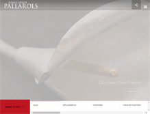 Tablet Screenshot of pallarols.com.ar